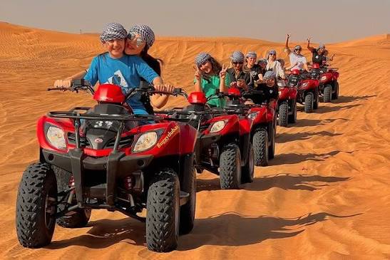 Shared VIP Desert Safari + Quad Bike